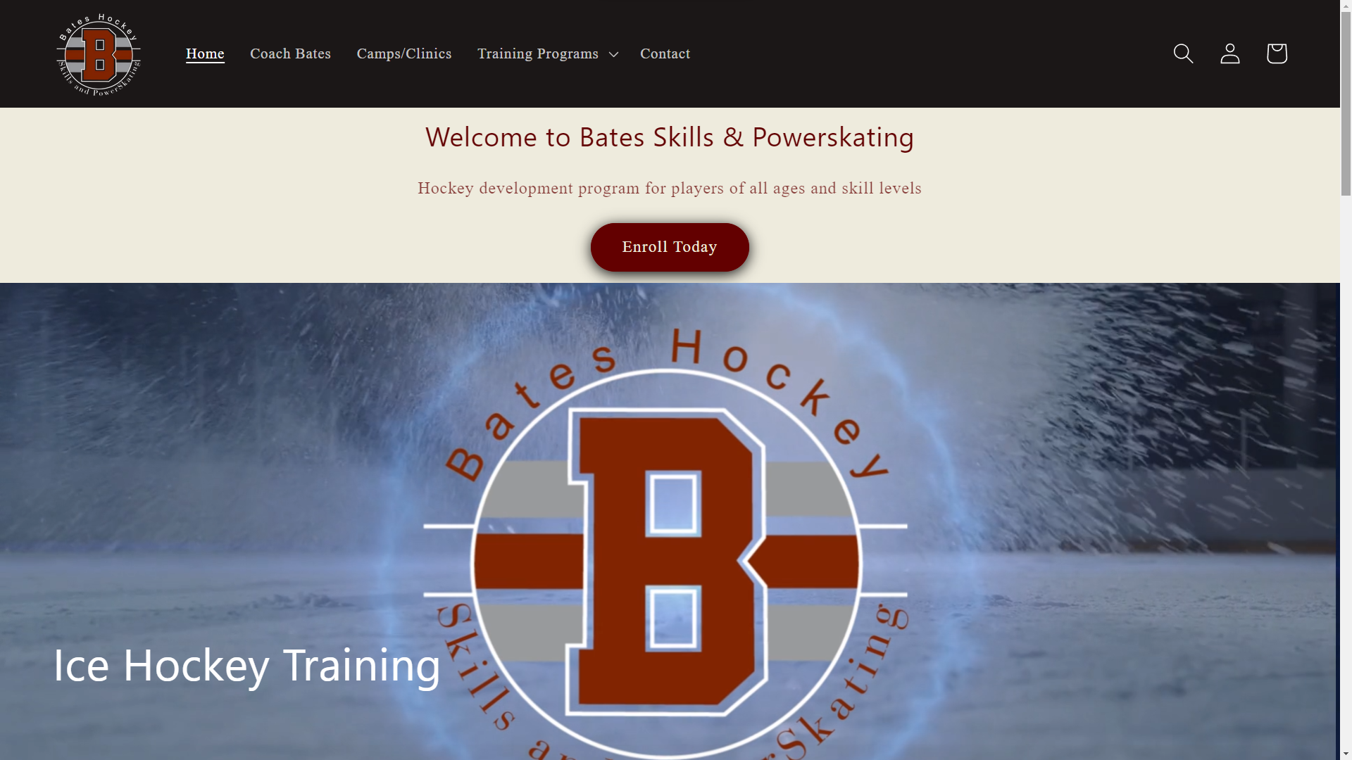 Hockey Training Website