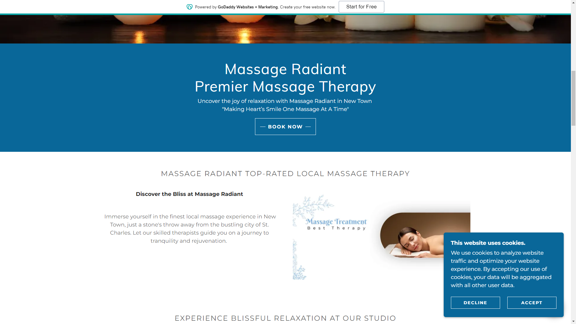 Massage Therapy Company Website